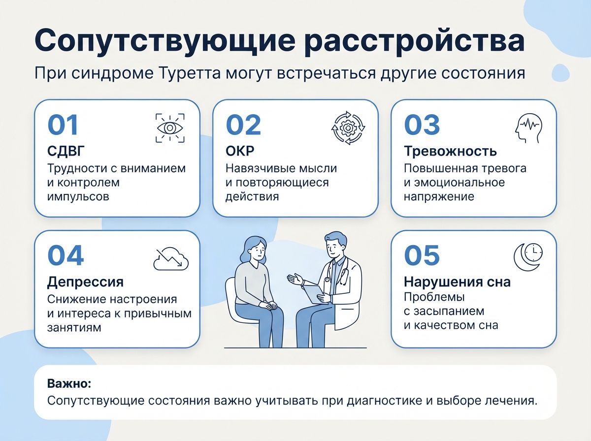 Лечение синдрома Туретта в Твери инфографика