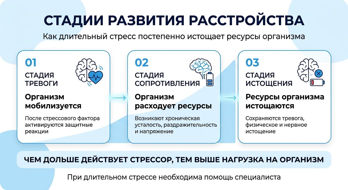 Лечение стресса в Твери инфографика